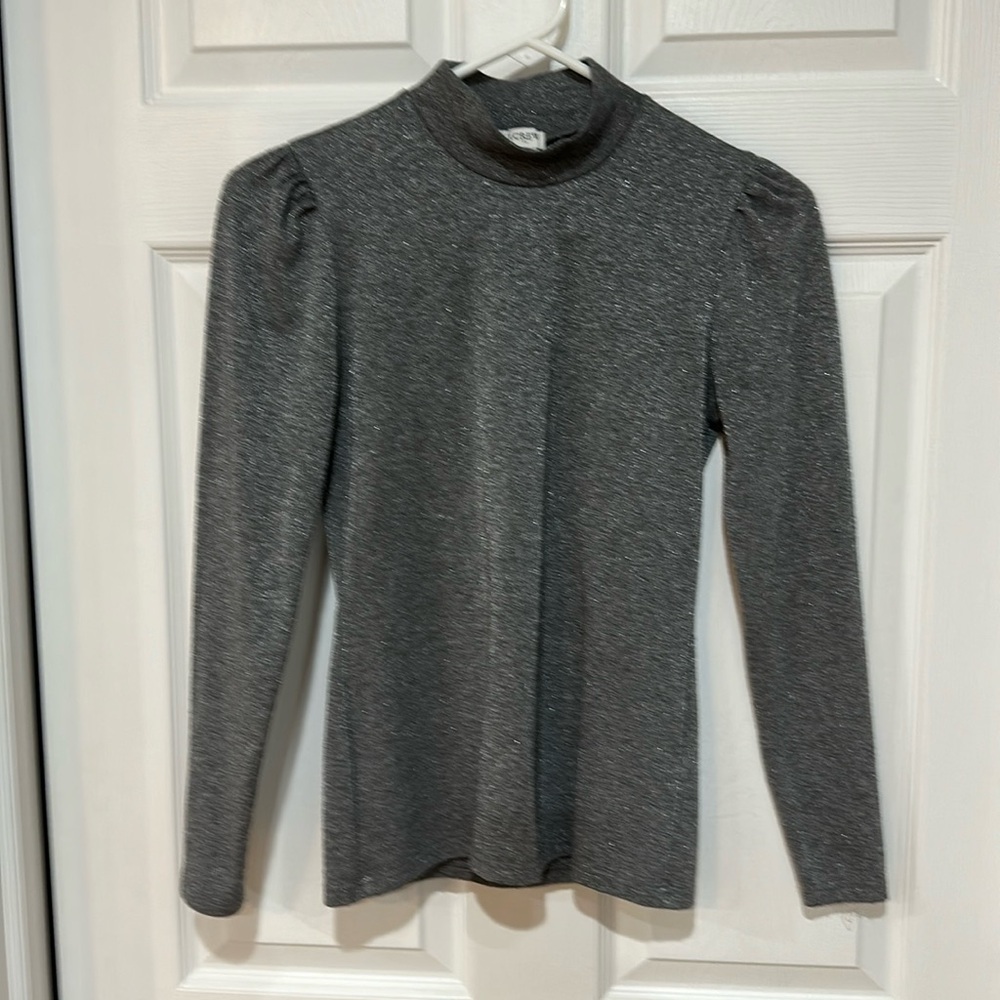 J Crew mock turtle neck